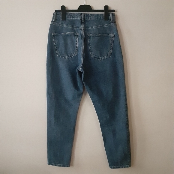 💥HOST PICK💥Topshop‎ mom jeans 100% cotton denim,cropped length,high ris - Picture 5 of 15